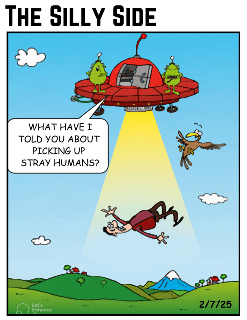 Here’s today’s silly side comic&nbsp;strip